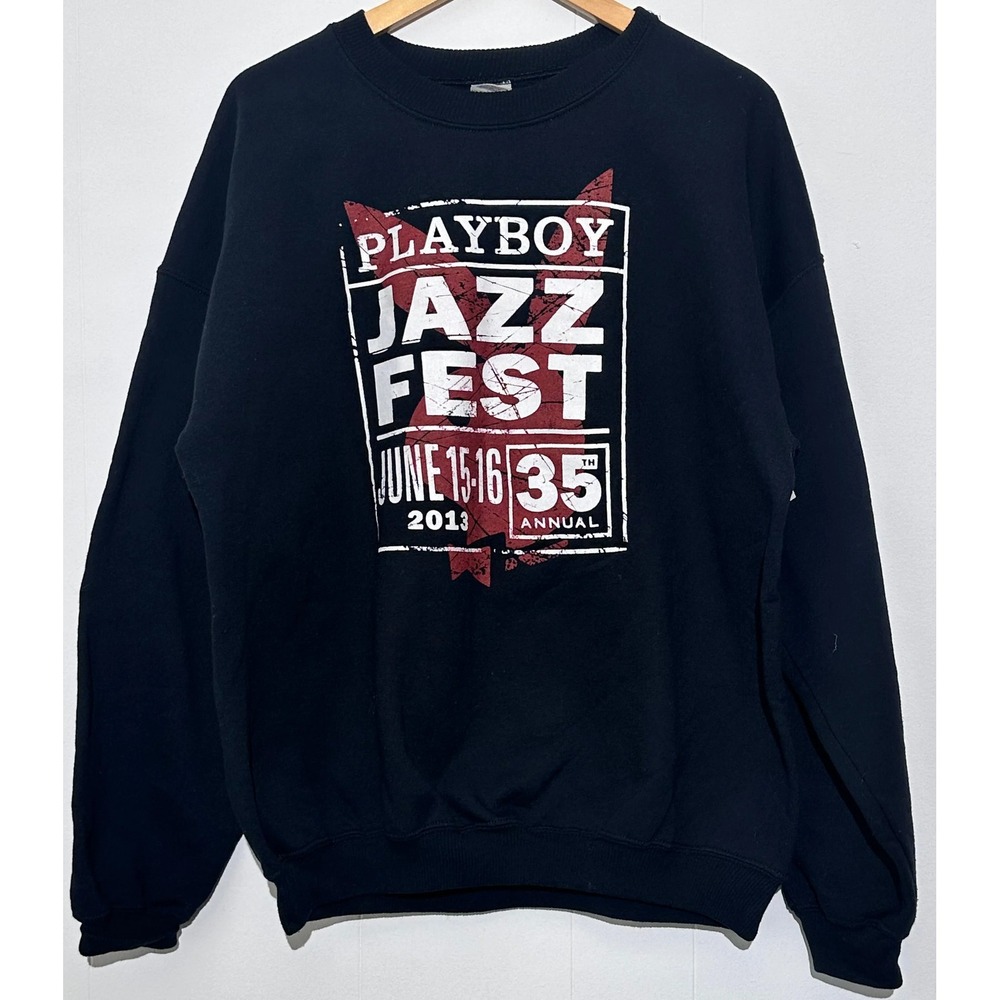 Black PlayBoy JazzFest Sweatshirt XL